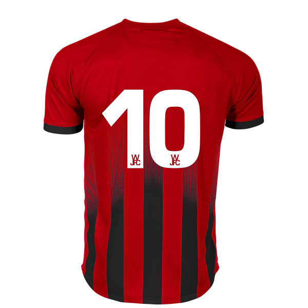 Wisewood JFC Stanno Vivid 2023 Home Shirt - Red/Black