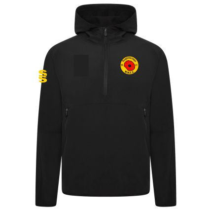OWMFC Surridge Dual Elite QZIP Hoodie Softshell Rain Jacket - Black