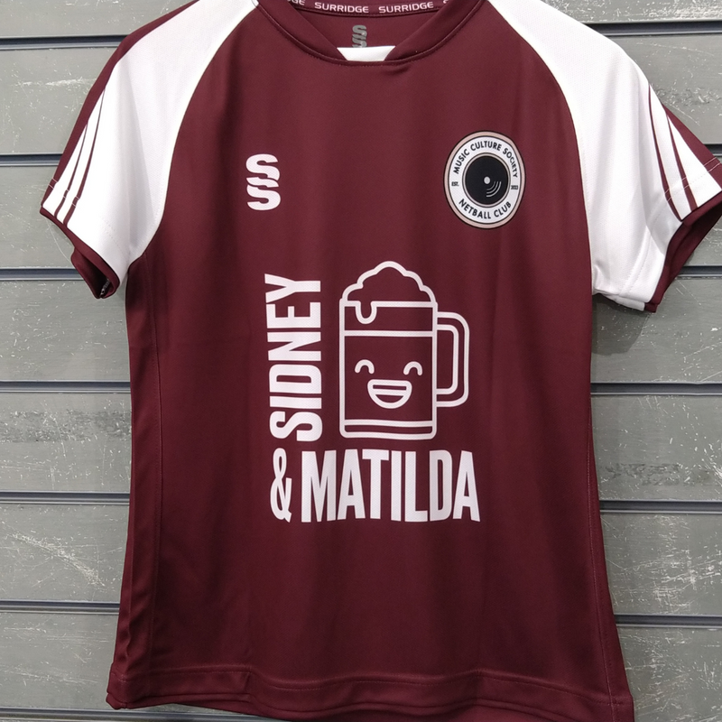 Surridge Fully Bespoke SS Netball Shirt - Core Material