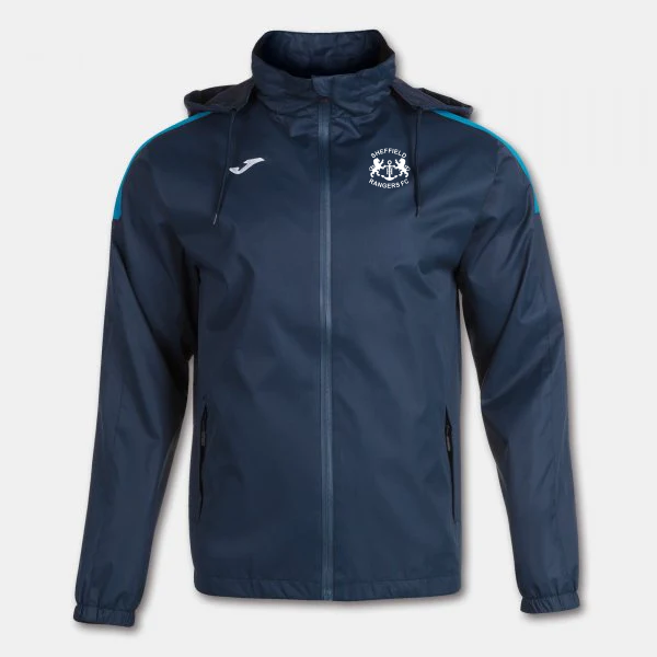 SRJFC Trivor Rain Jacket - Players - Navy/Turquoise