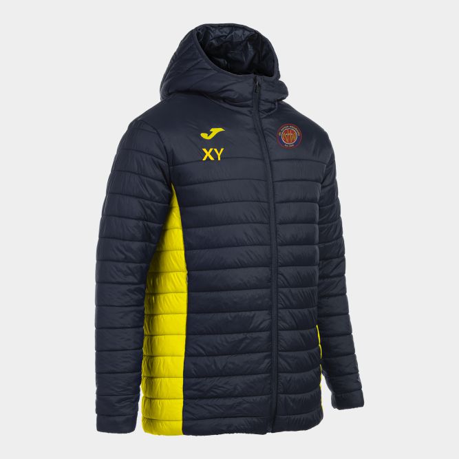 AFCNW Joma Urban V Padded Anorak - Navy/Yellow