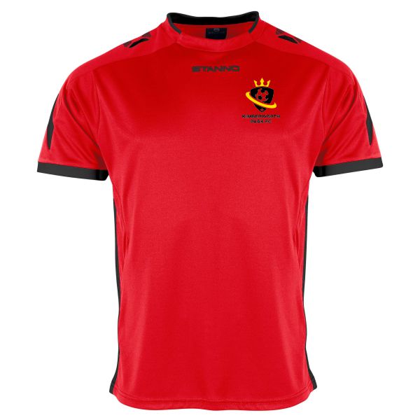 KPFC Stanno Drive SS Away Shirt - Red/Black