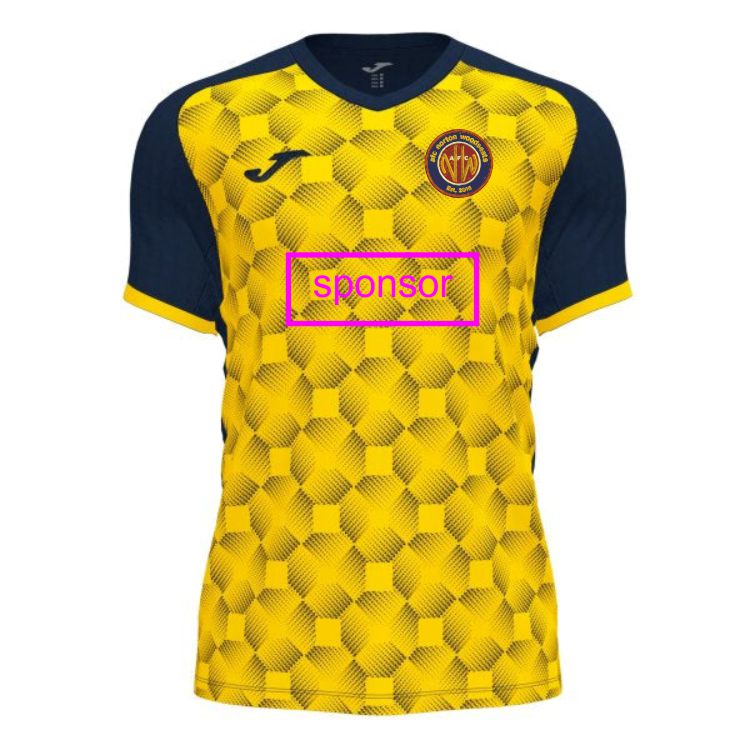 AFCNW Joma Supernova III SS Shirt - Navy/Yellow