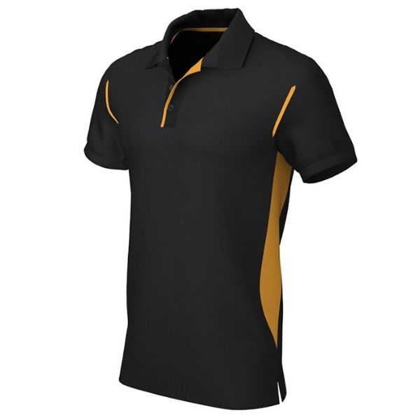 Black And Yellow Polo Shirt Template Chadwick 785 Premium Polo Shirt