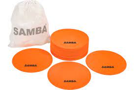 Samba 8" Flat Rubber Marker Set