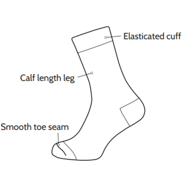 Embroidered Dress Socks