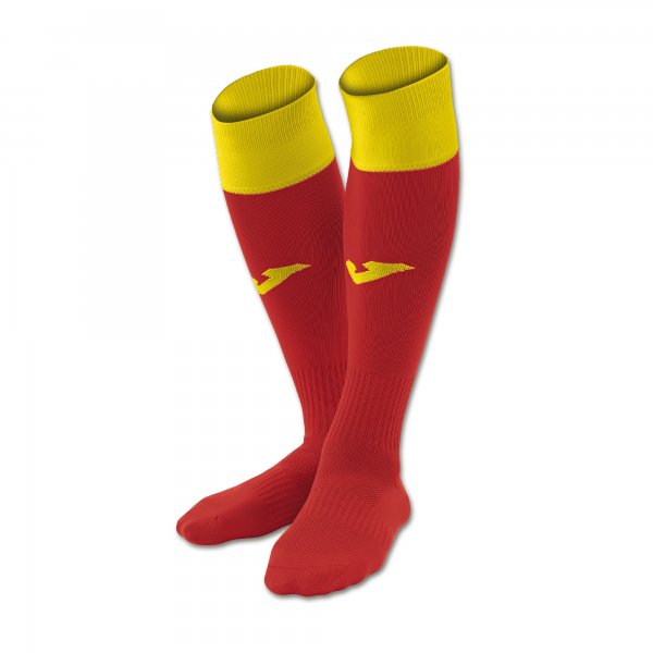 AFCNW Joma Calcio 24 Football Socks - Red/Yellow